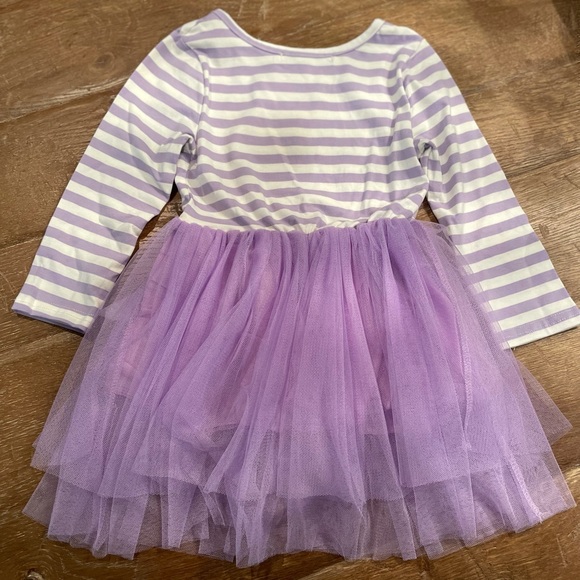 Long sleeve dress with tulle skirt, size 3T - Picture 2 of 5